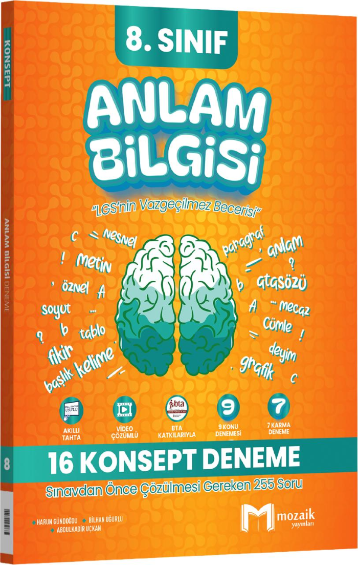 8.SINIF MOZAİK DENEME 16 LI ANLAM BİLGİSİ - 2026